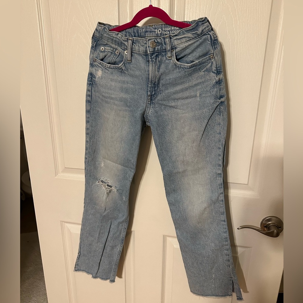 GAP KIDS SIZE 10 ‘90s STYLE JEANS ADJUSTABLE WAIST